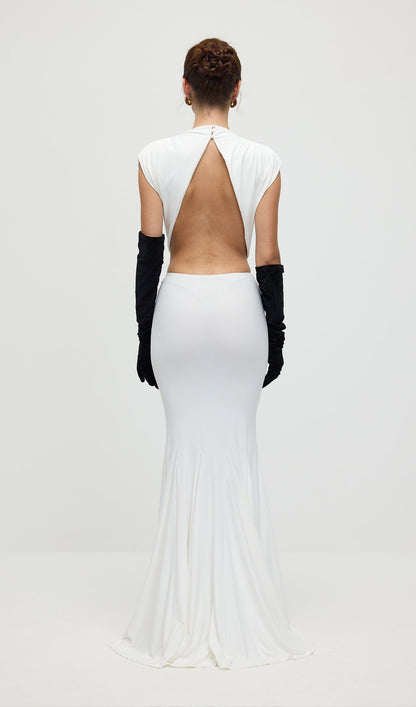 Jersey  Cut Out Detail Maxi Dress
