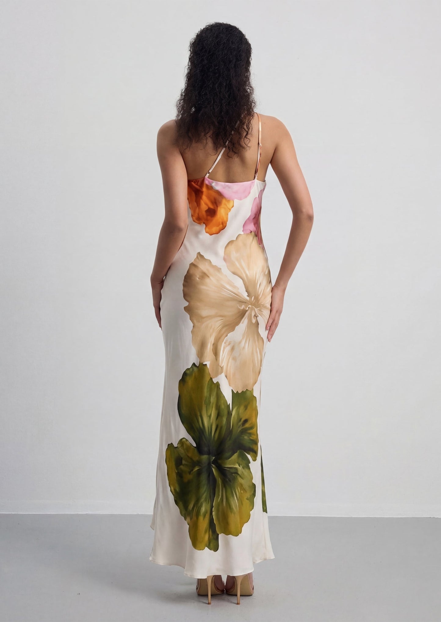 Marlene One Shoulder Floral Maxi Dress