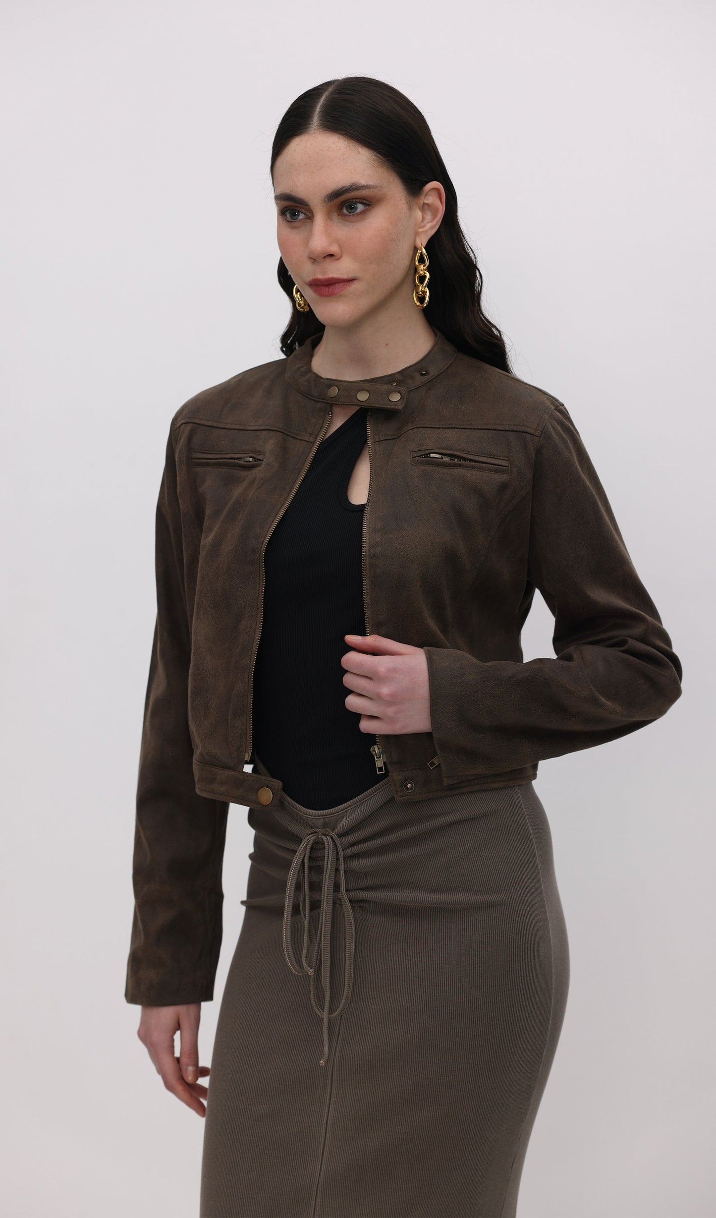 Moto Jacket Chocolate