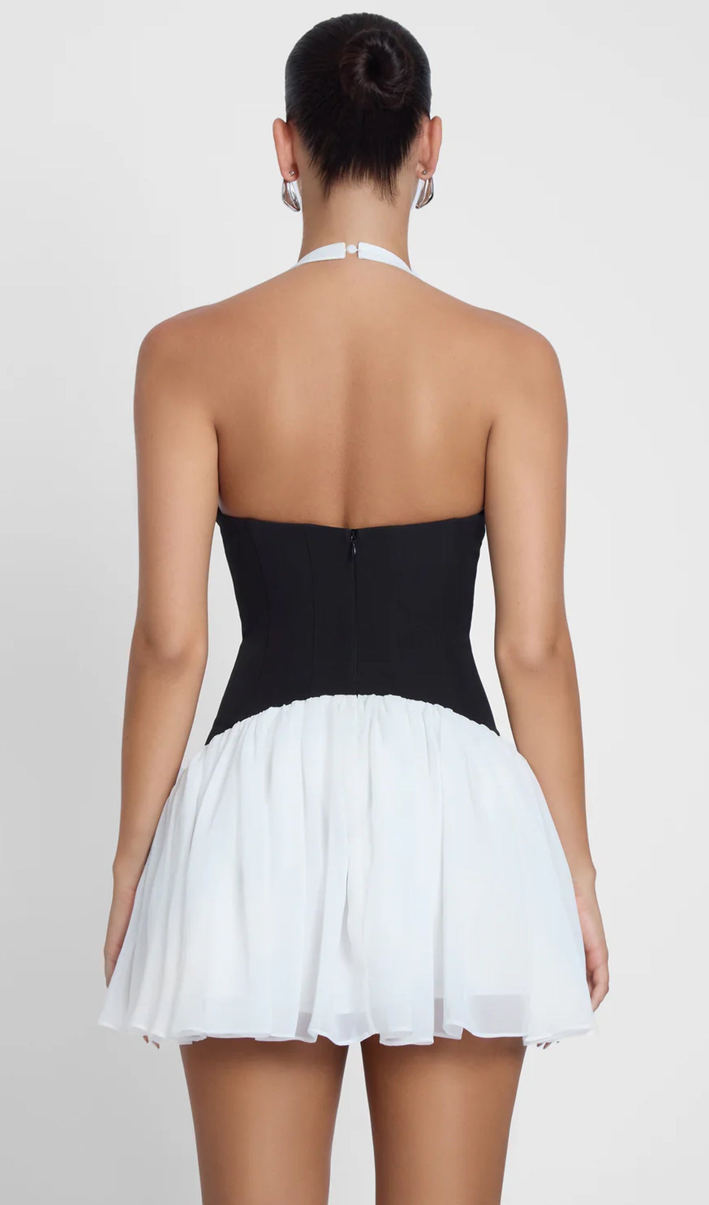 Contrast Corset Mini Dress