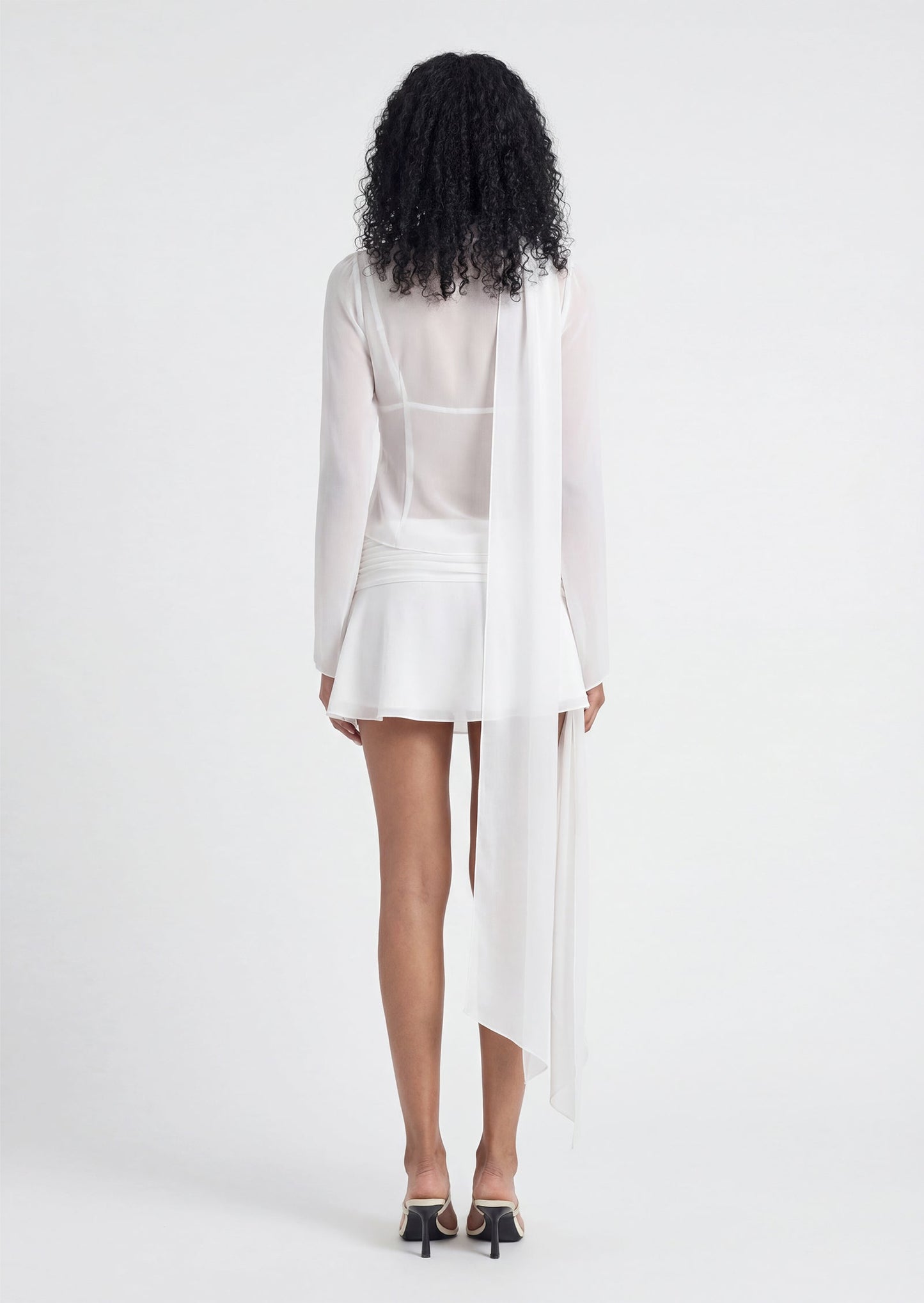Ara Long Sleeve Top & Mini Skirt Set