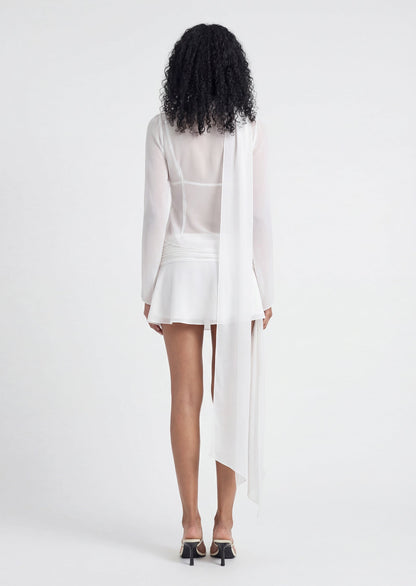 Ara Long Sleeve Top & Mini Skirt Set