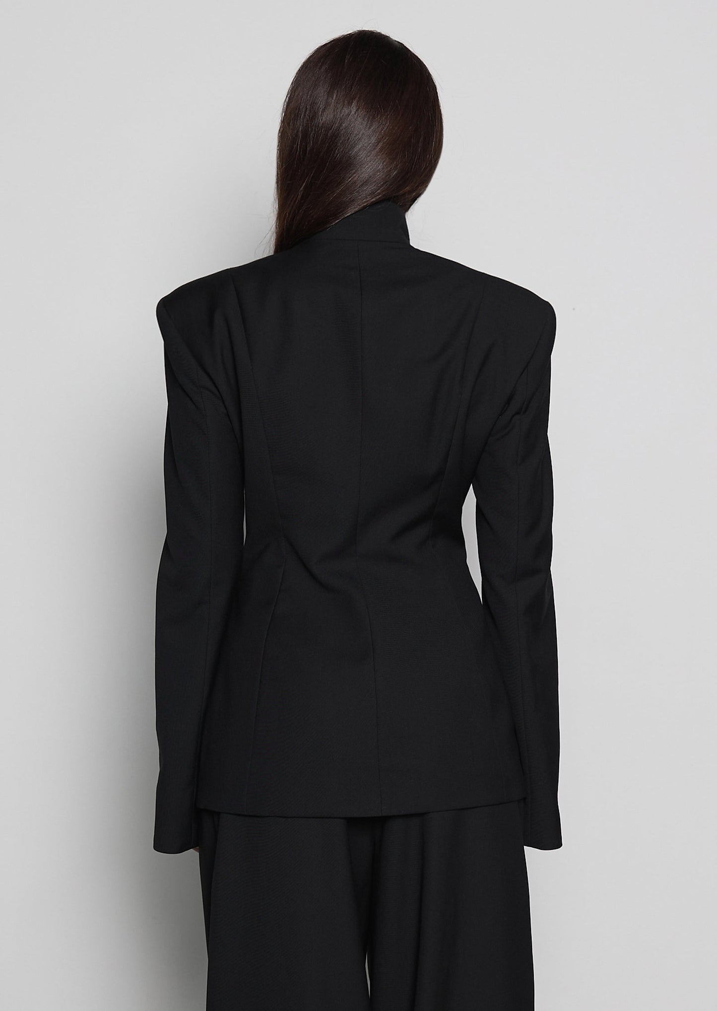 Mugler Cut-Out Tailored Blazer