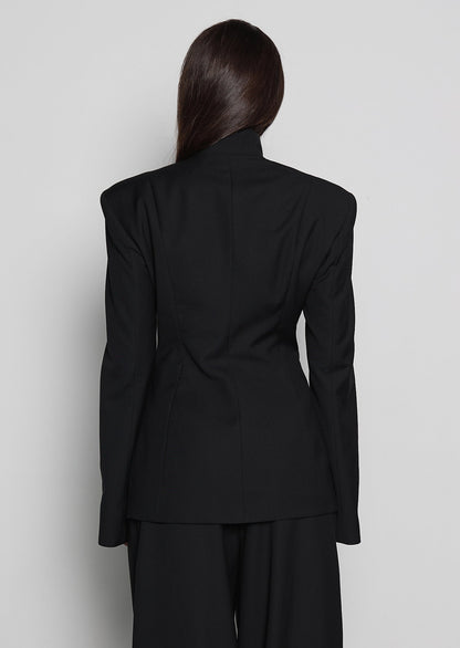Mugler Cut-Out Tailored Blazer