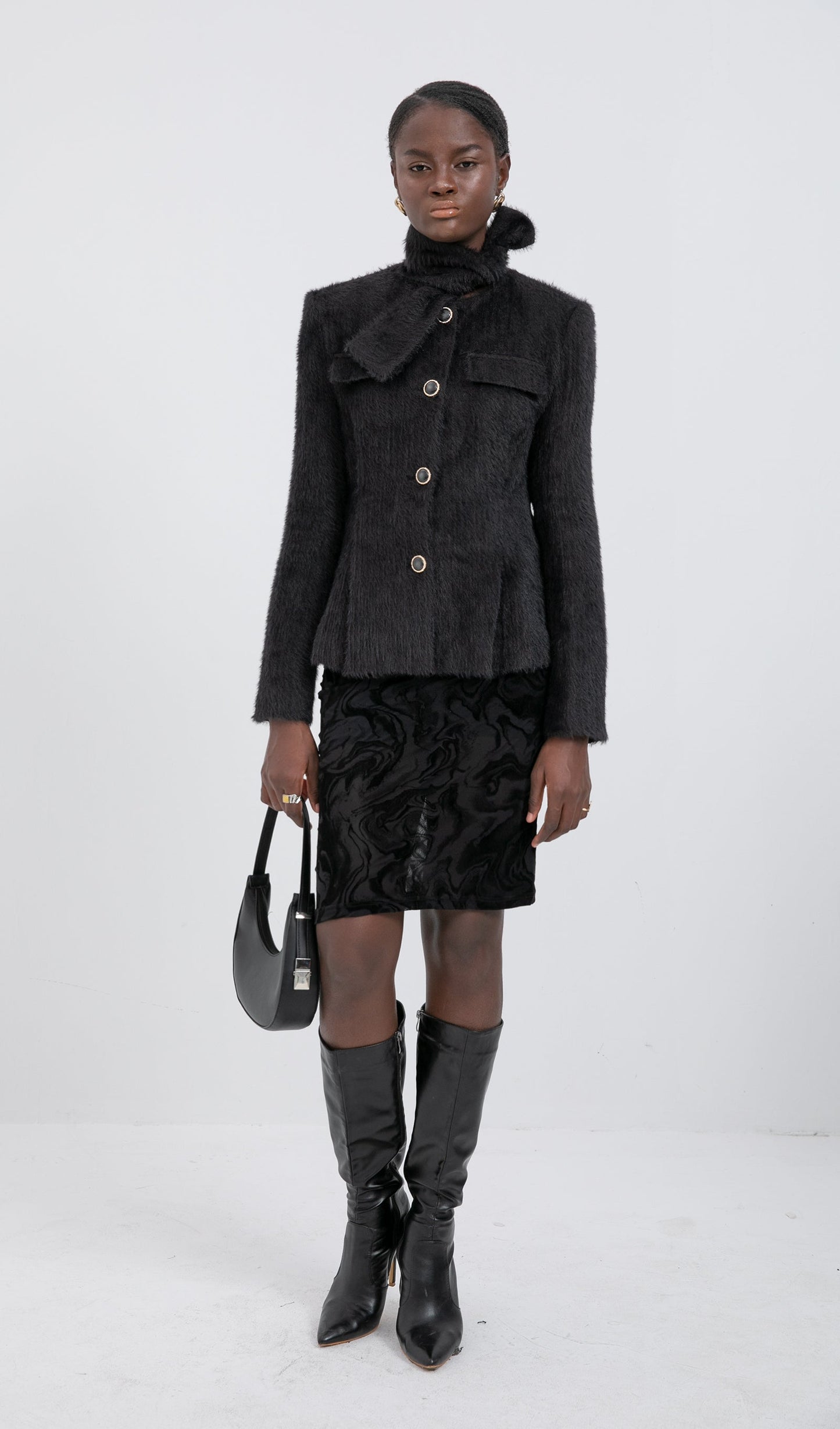 Trendy Feather Cardigan Coat