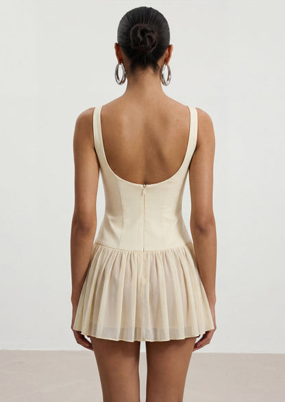 Sleeveelss A-Line Mini Dress