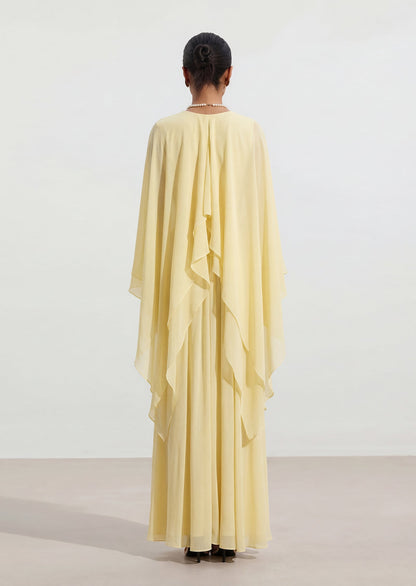 Millen Crinkle Cross Front Georgette Maxi Dress