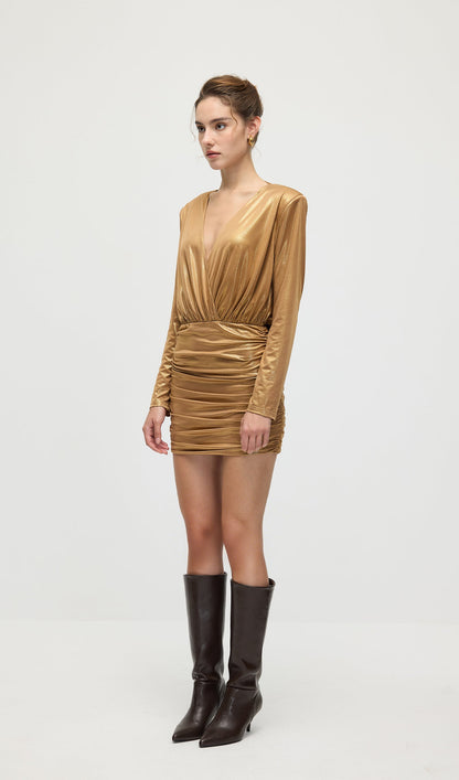 Open Back Mini Dress