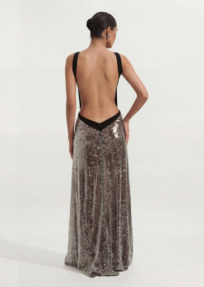 Jacqueline Sequinned Maxi Dress