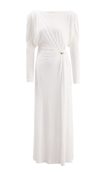 Metallic Decor Maxi Dress