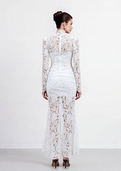 Bodita Lace Maxi Dress In White