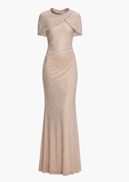Justine Rhinestone Maxi Dress