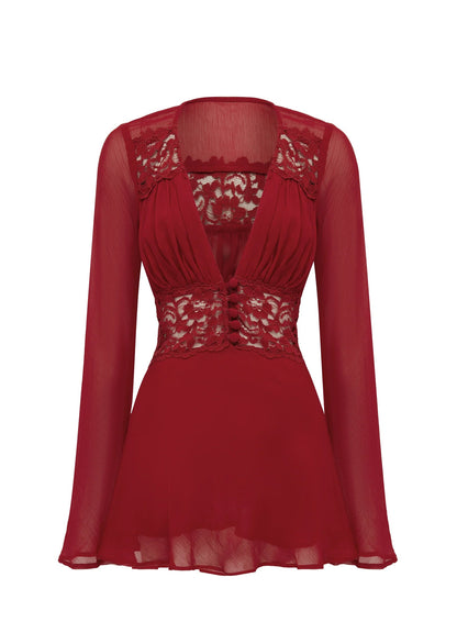 FIona Mini Dress In Red