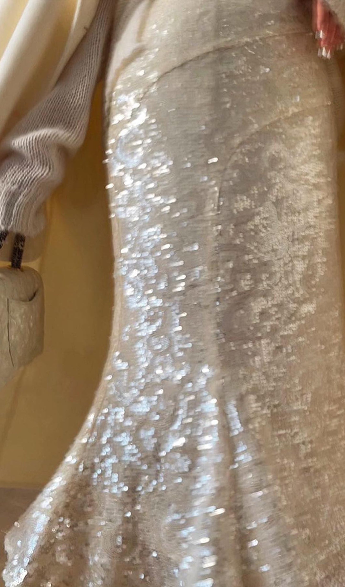 Mermaid Sequined Slim Midi Skirt