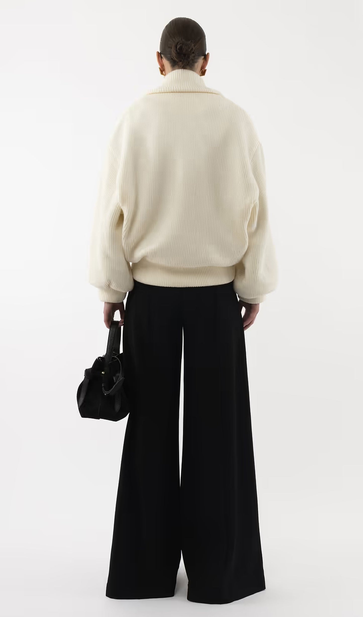 V Neck Knitted Jacket