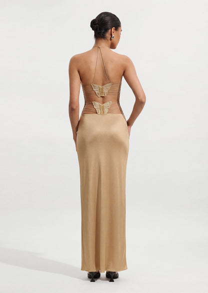 Ellery Maxi Dress With Butterfly Details