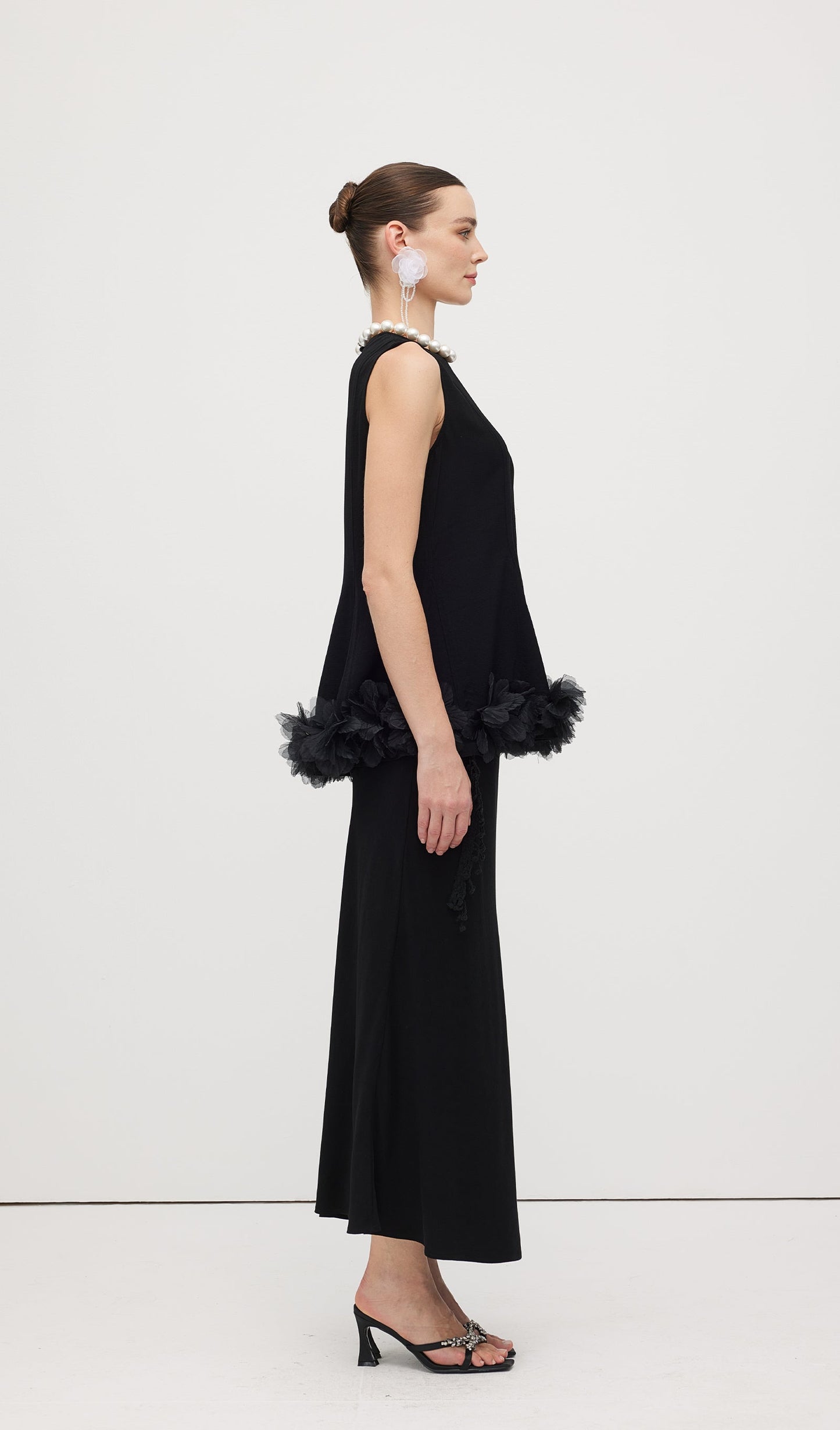 Braided Belted Maxi Skirt