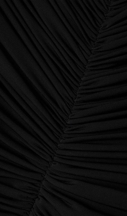 Ruched Jersey Maxi Dress