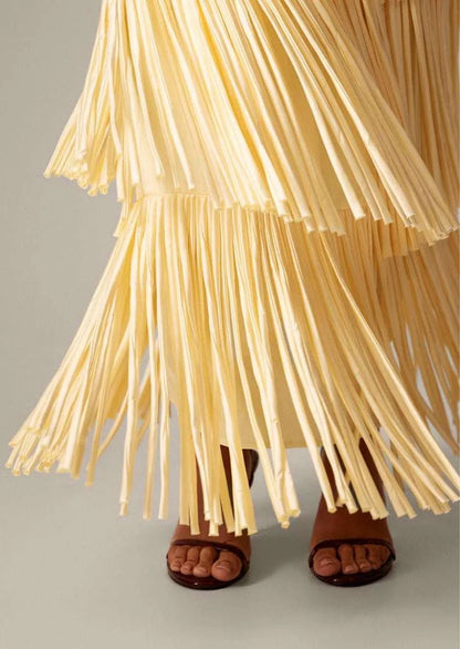 Arrange Fringe Tiered Two Piece Set