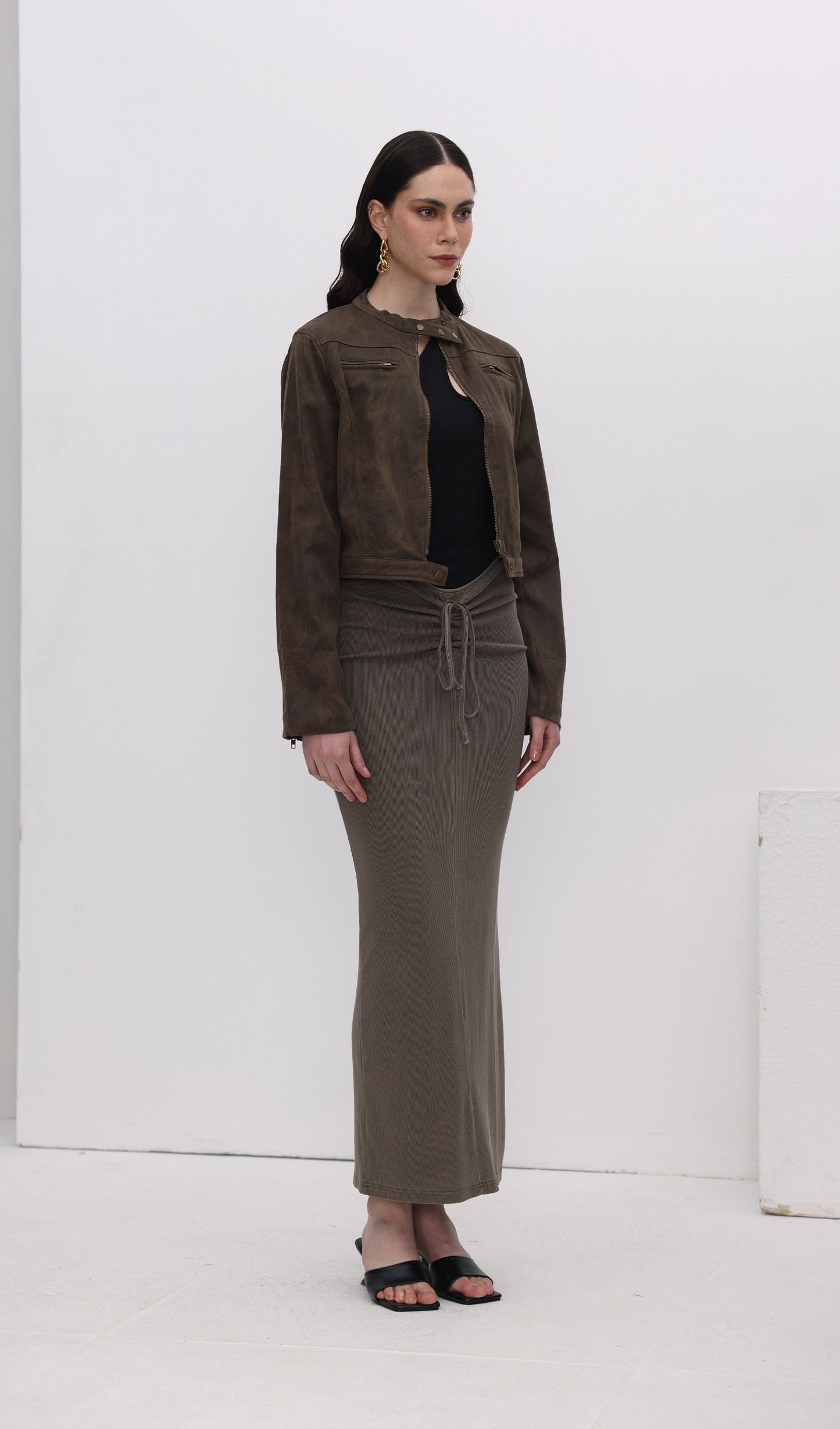 Moto Jacket Chocolate
