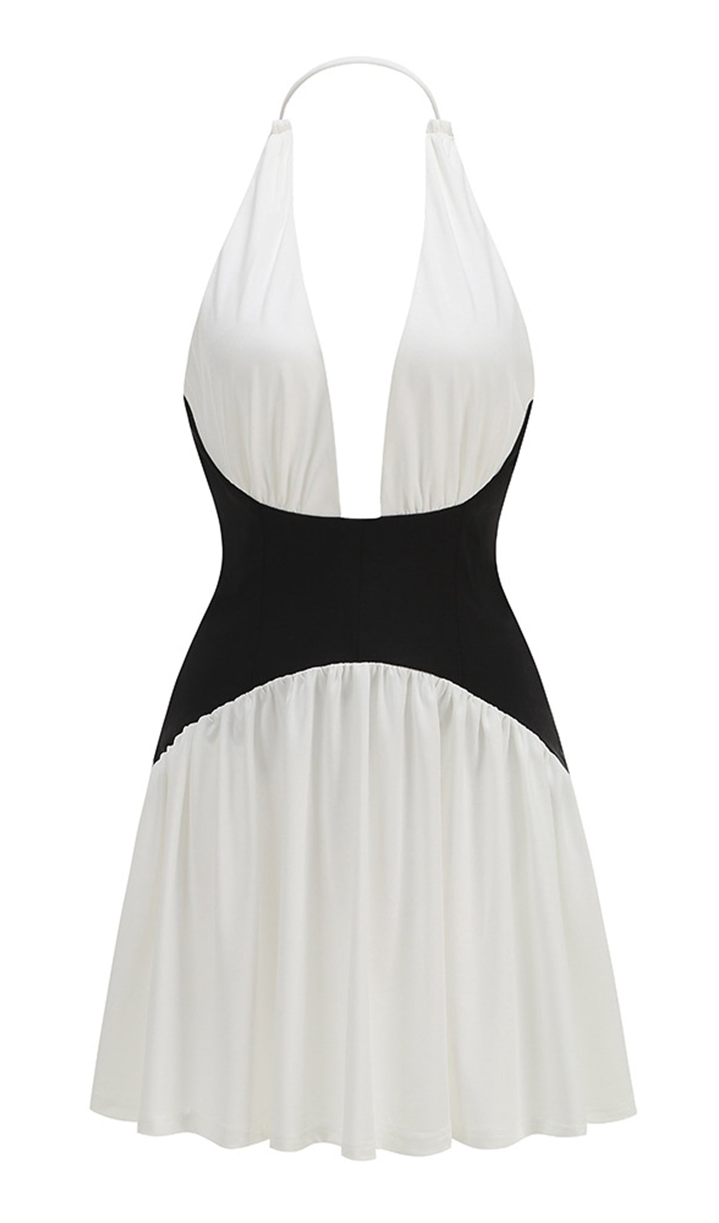 Contrast Corset Mini Dress