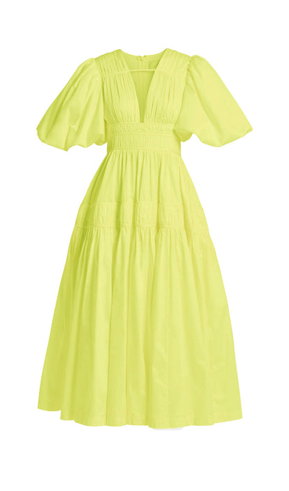 Fallingwater Ruffled Midi Dress