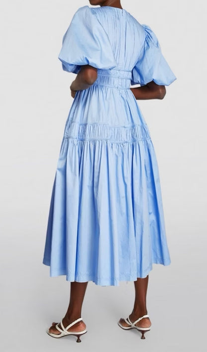 Fallingwater Ruffled Midi Dress