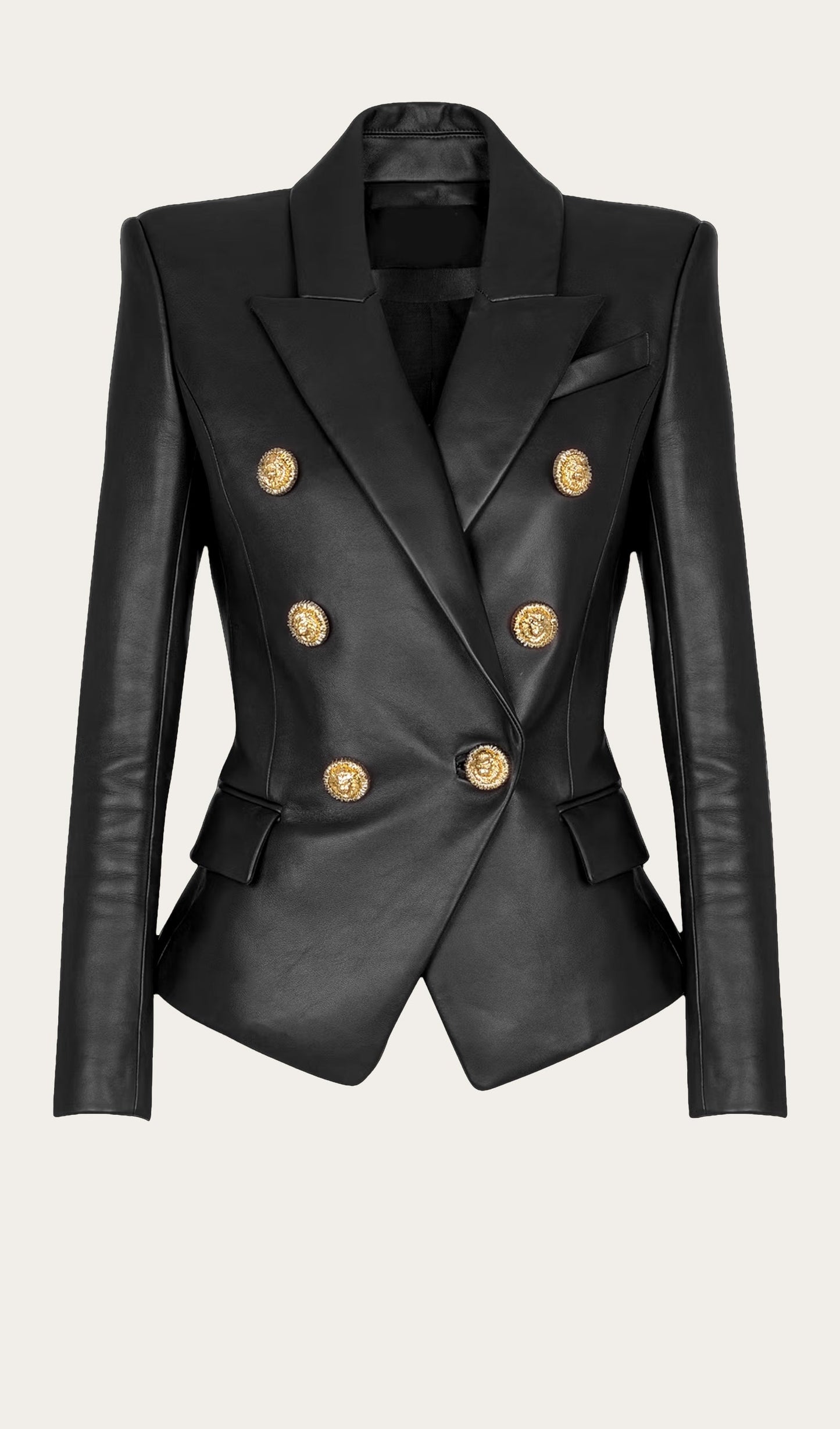Fitted Jacket In Black