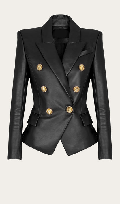 Fitted Jacket In Black