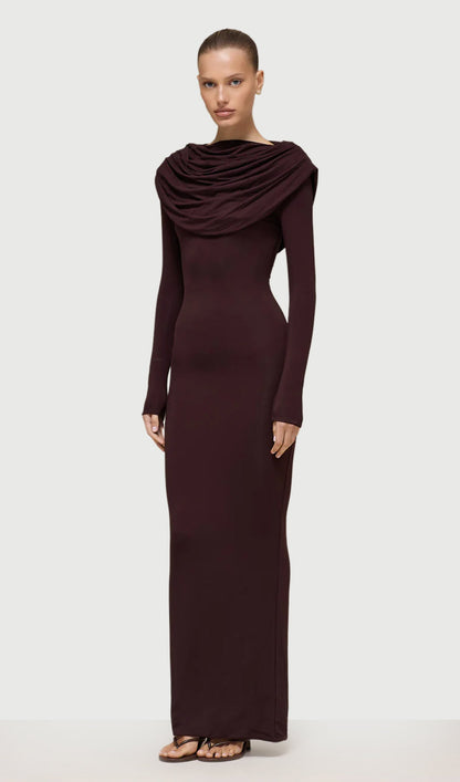 Layali Rose Jersey Maxi Dress