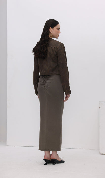 Moto Jacket Chocolate