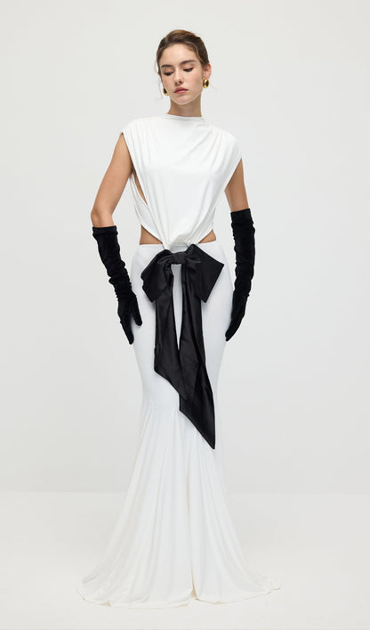 Jersey  Cut Out Detail Maxi Dress
