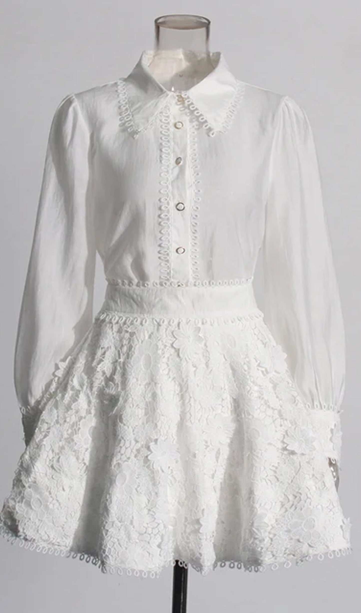 Embellished Appliquéd Top & Skirt Sets