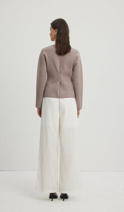 Wide Sleeve Knit Cardigan