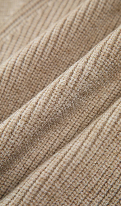 Cross V Neck Cropped Sweater
