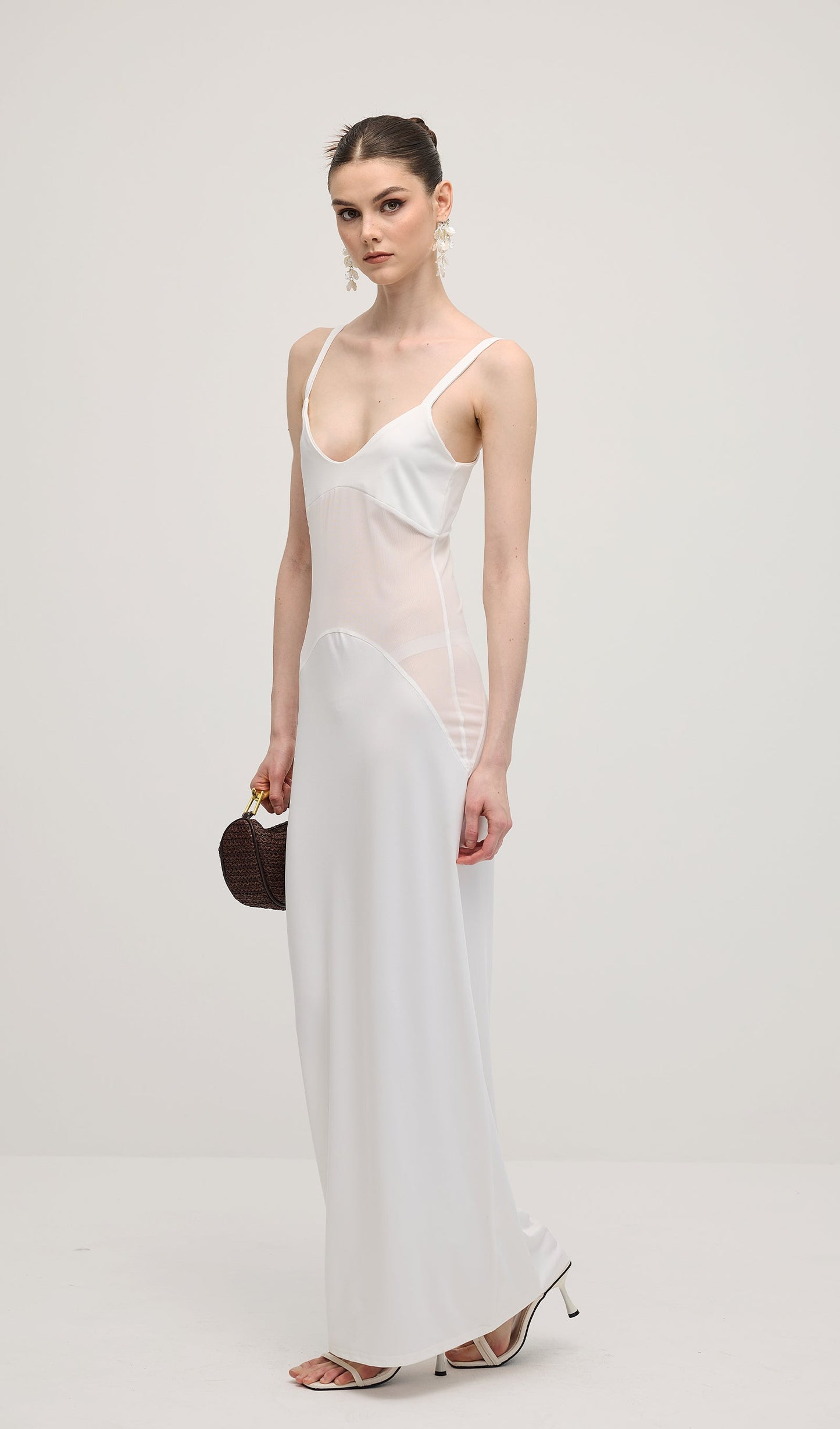 Sheer Knit Curve Maxi Dress
