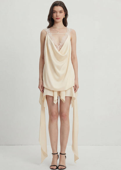 Malus Asymmetrical Mini Dress