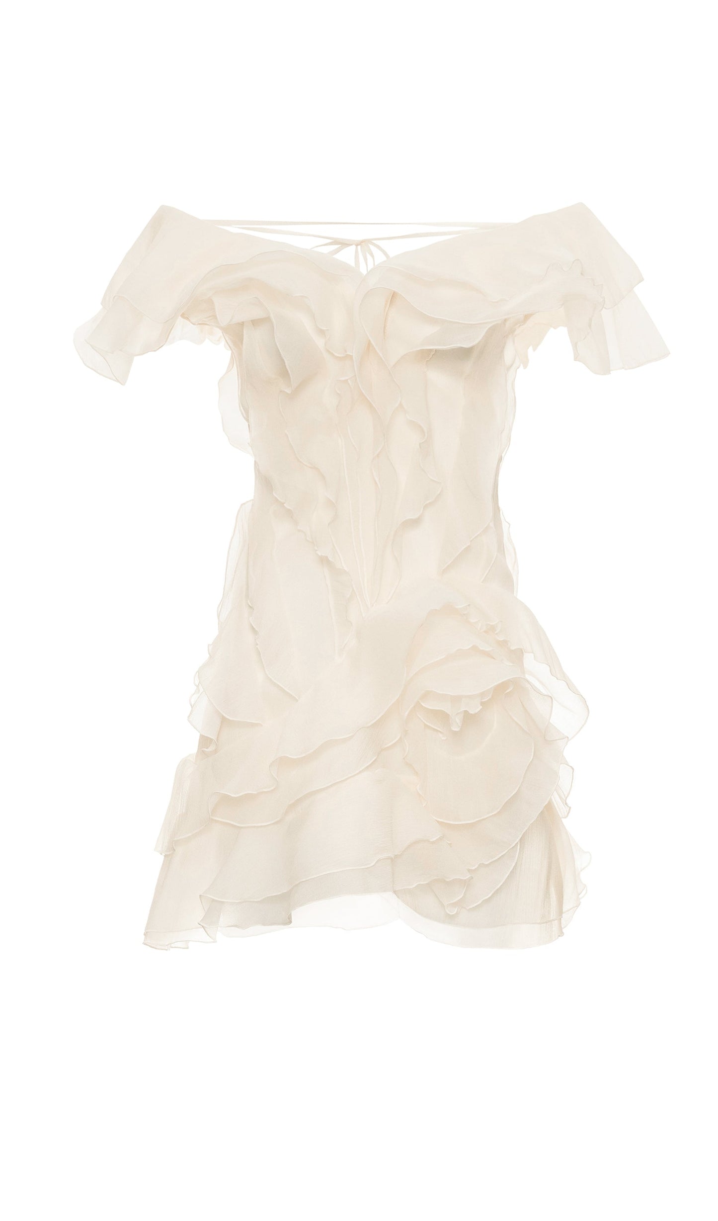 Layered Ruffled Mini Dress
