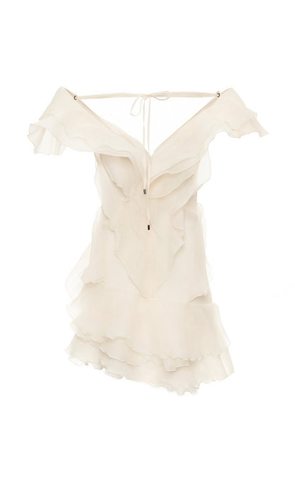 Layered Ruffled Mini Dress