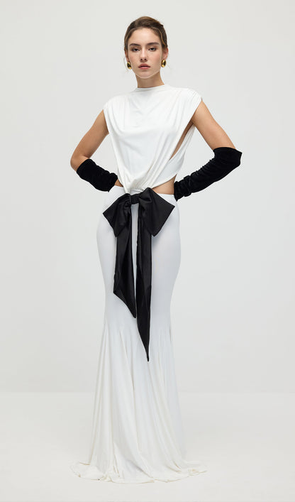 Jersey  Cut Out Detail Maxi Dress