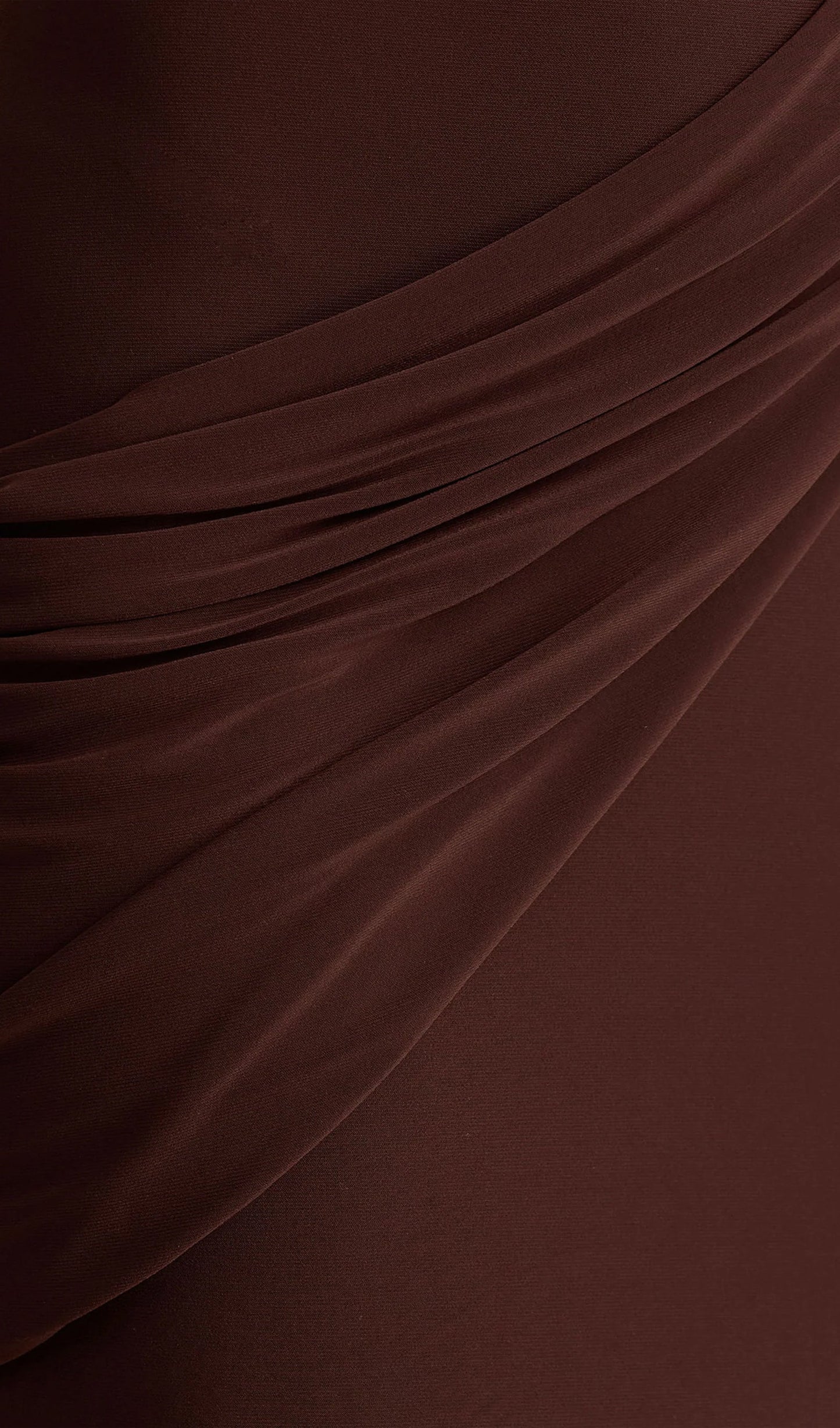 High-Neck Maxi With Long Cape Sleeve