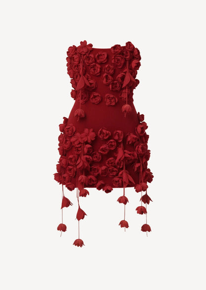 Red Rose Mini Dress