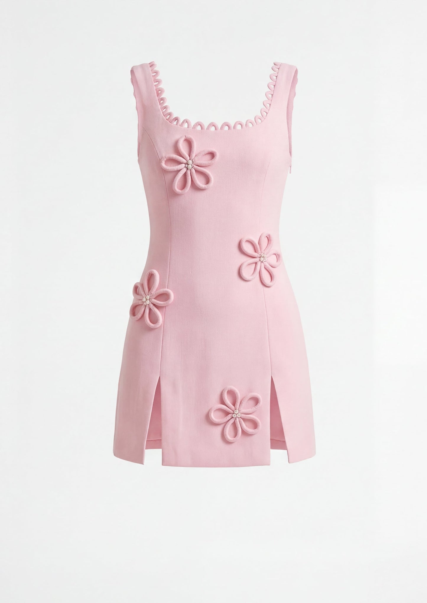 Mily Flower Form Mini Dress