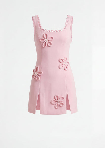 Mily Flower Form Mini Dress