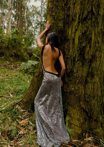 Jacqueline Sequinned Maxi Dress