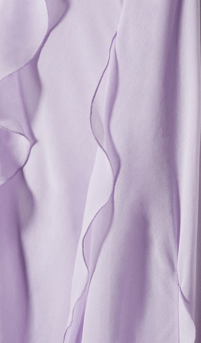 Ruffled Detail Maxi Dress