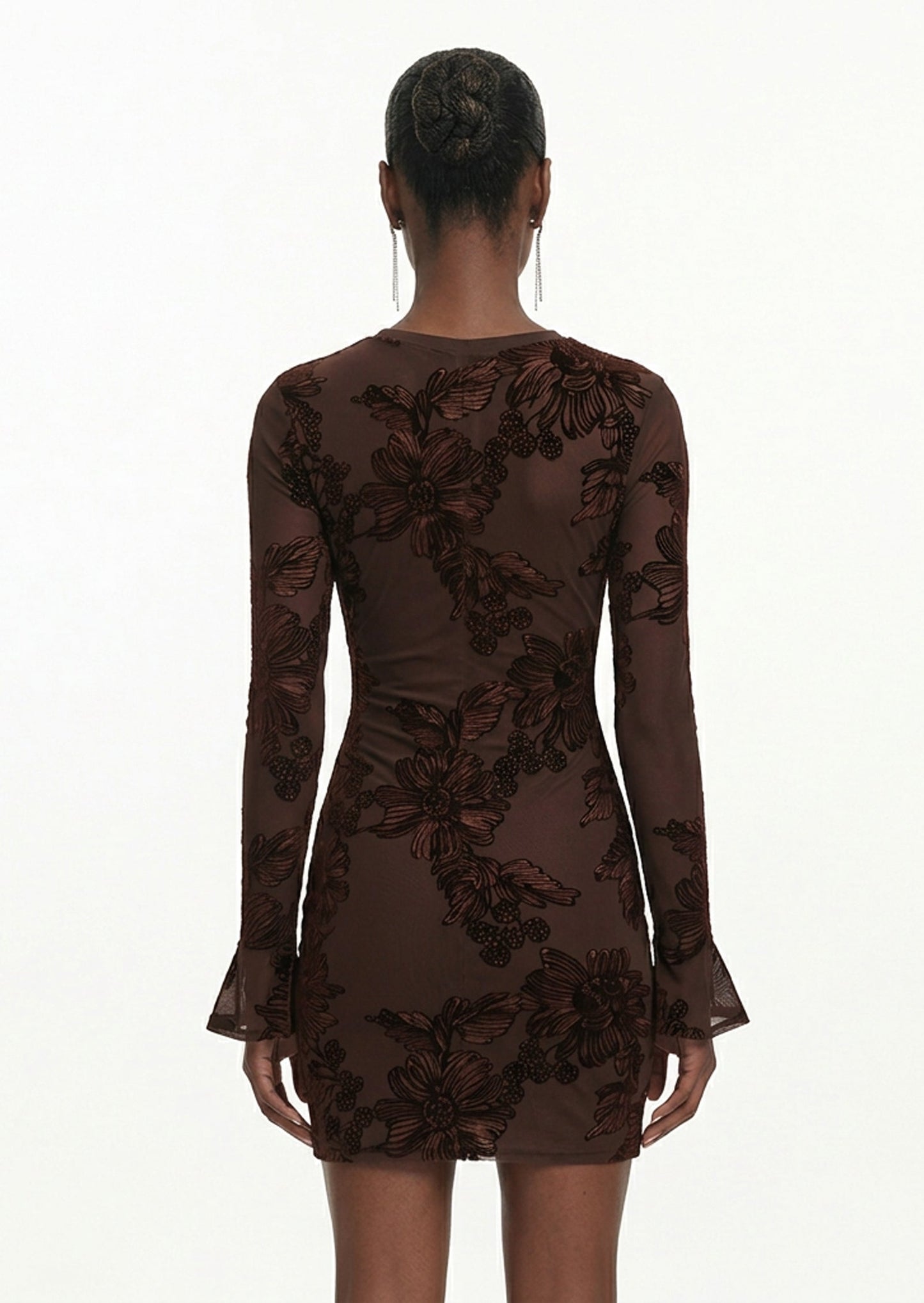 Rositana Mini Dress In Chicory Coffee