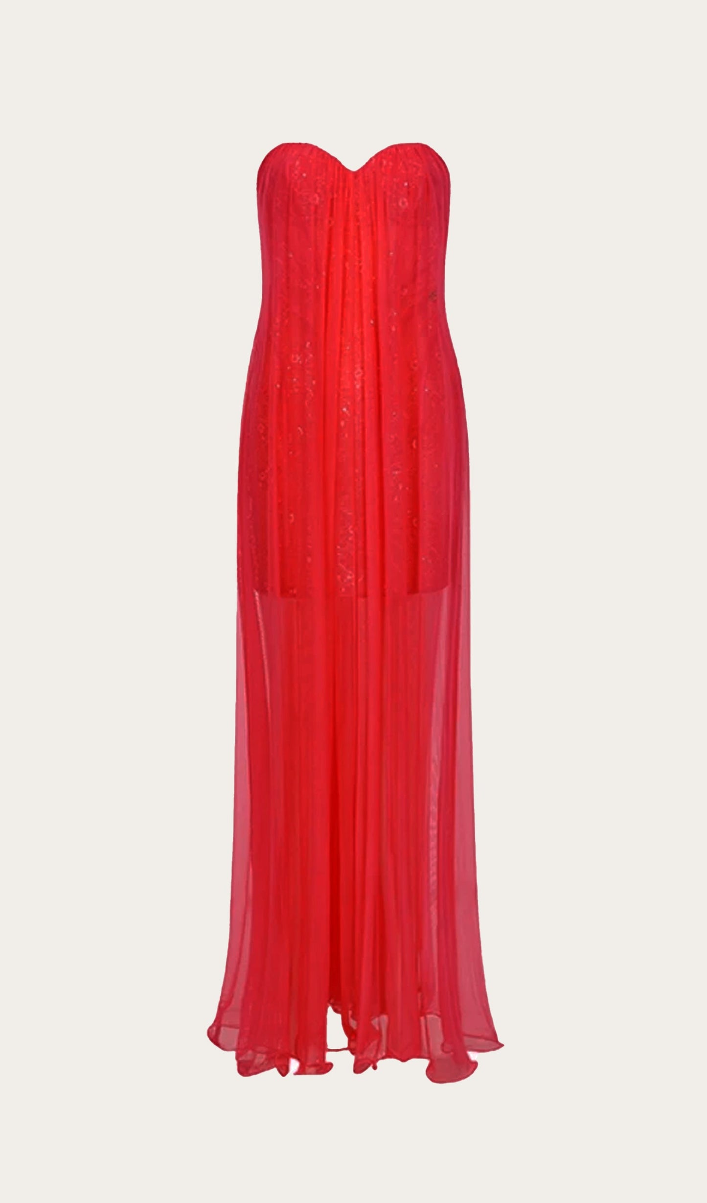 Netting Skirt Lace Backless Maxi Dress