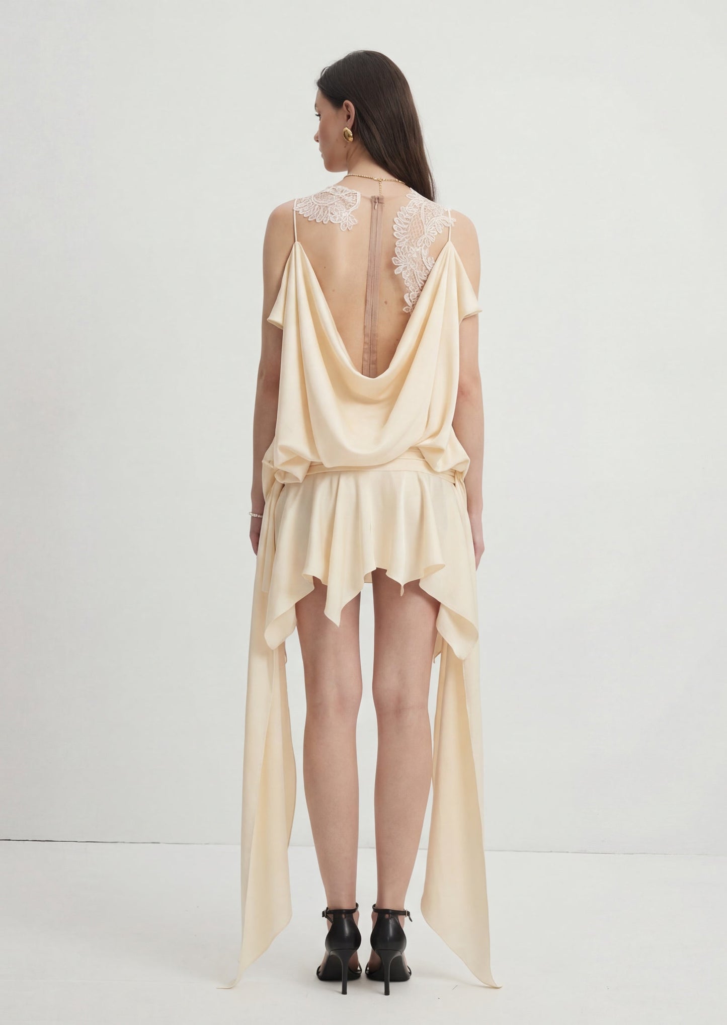 Malus Asymmetrical Mini Dress