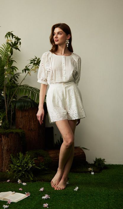 Hollow Out Short Two Piece Sets